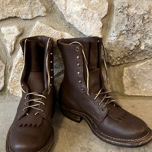 WHITE’S BOOTS Men's Brown Leather Boots - The Original Farmer/Rancher